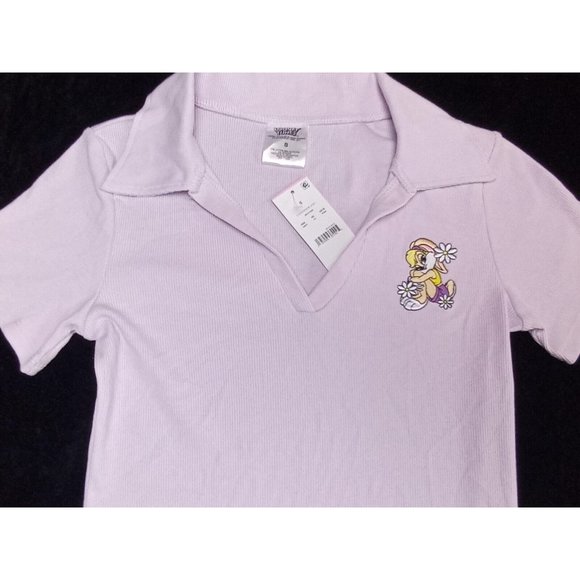 Looney Tunes Womens' Characters Miss Bugs Bunny Violet Dress Size S short sleeve - Picture 6 of 11